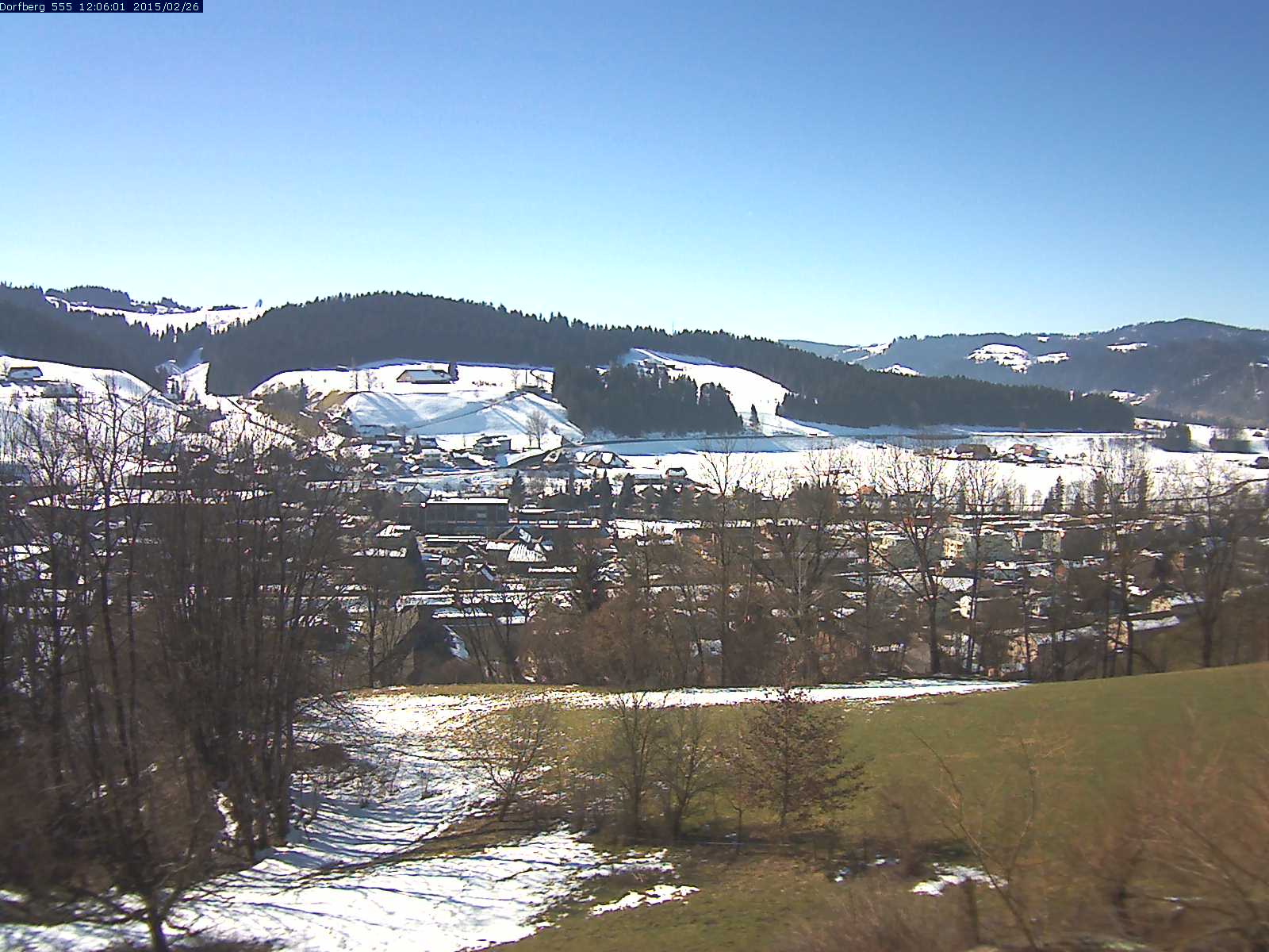 Webcam-Bild: Aussicht vom Dorfberg in Langnau 20150226-120601