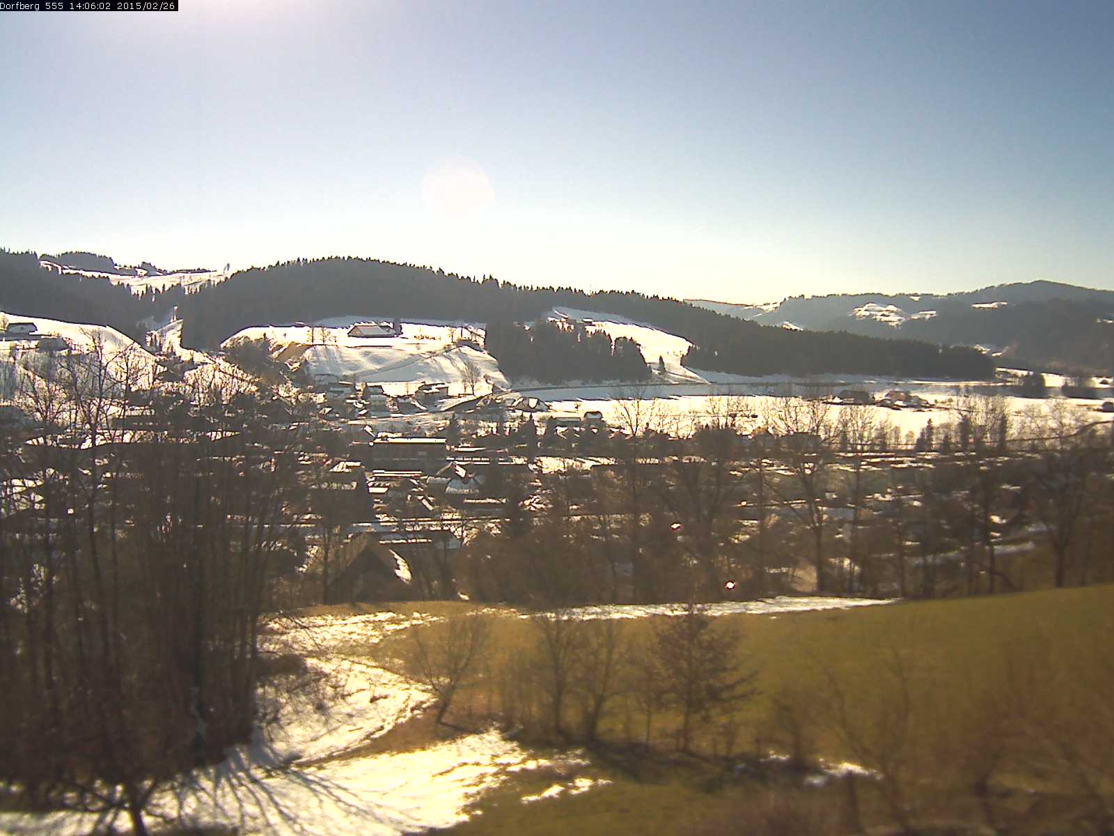 Webcam-Bild: Aussicht vom Dorfberg in Langnau 20150226-140601