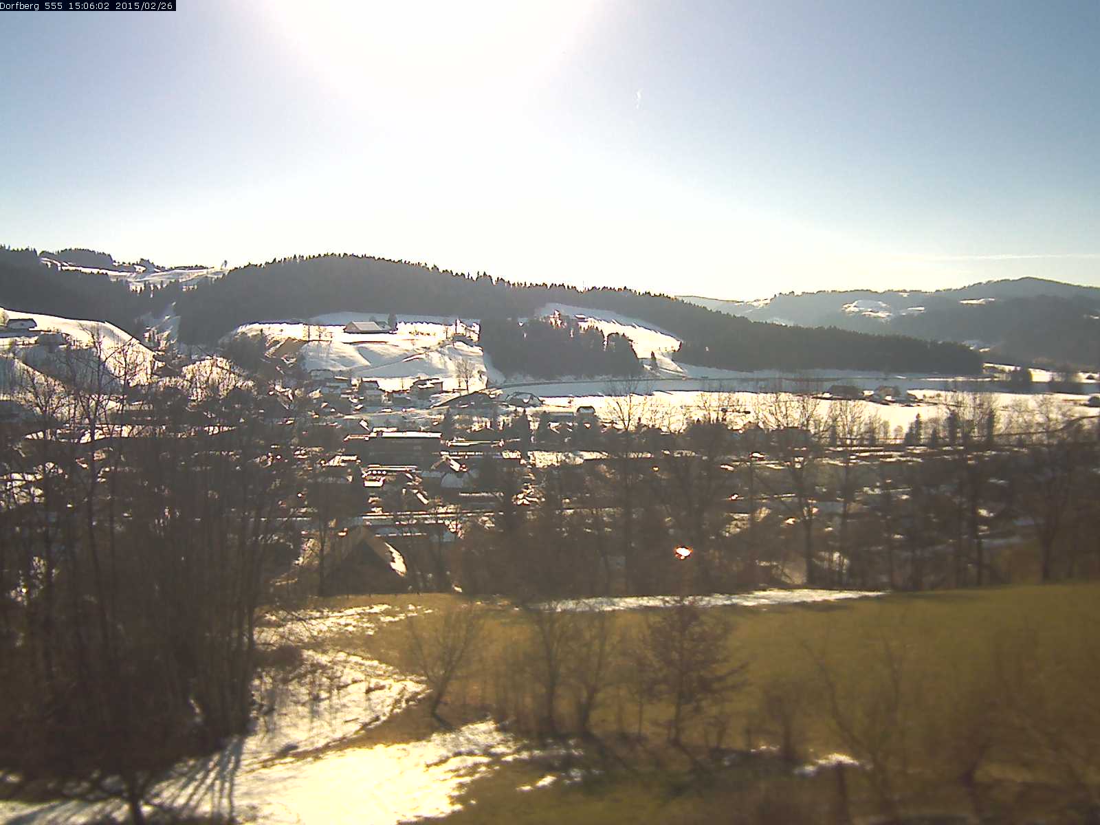 Webcam-Bild: Aussicht vom Dorfberg in Langnau 20150226-150601