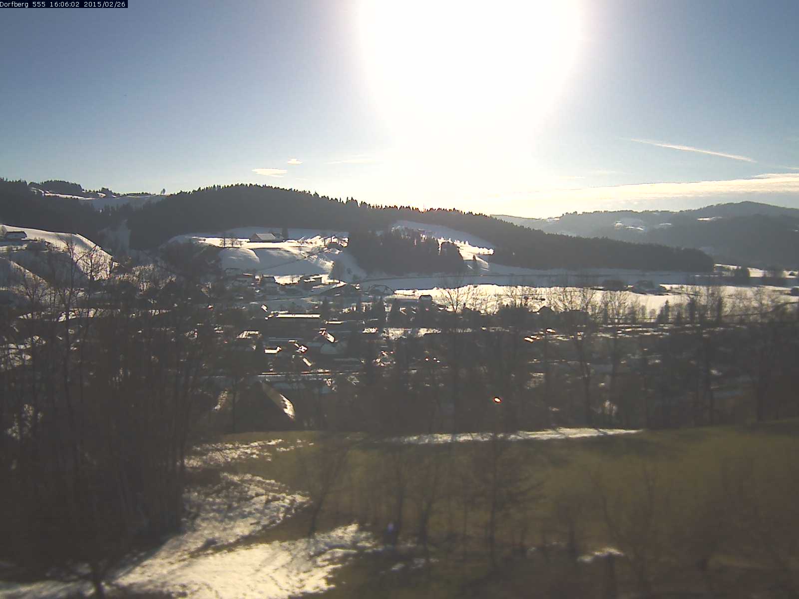 Webcam-Bild: Aussicht vom Dorfberg in Langnau 20150226-160601