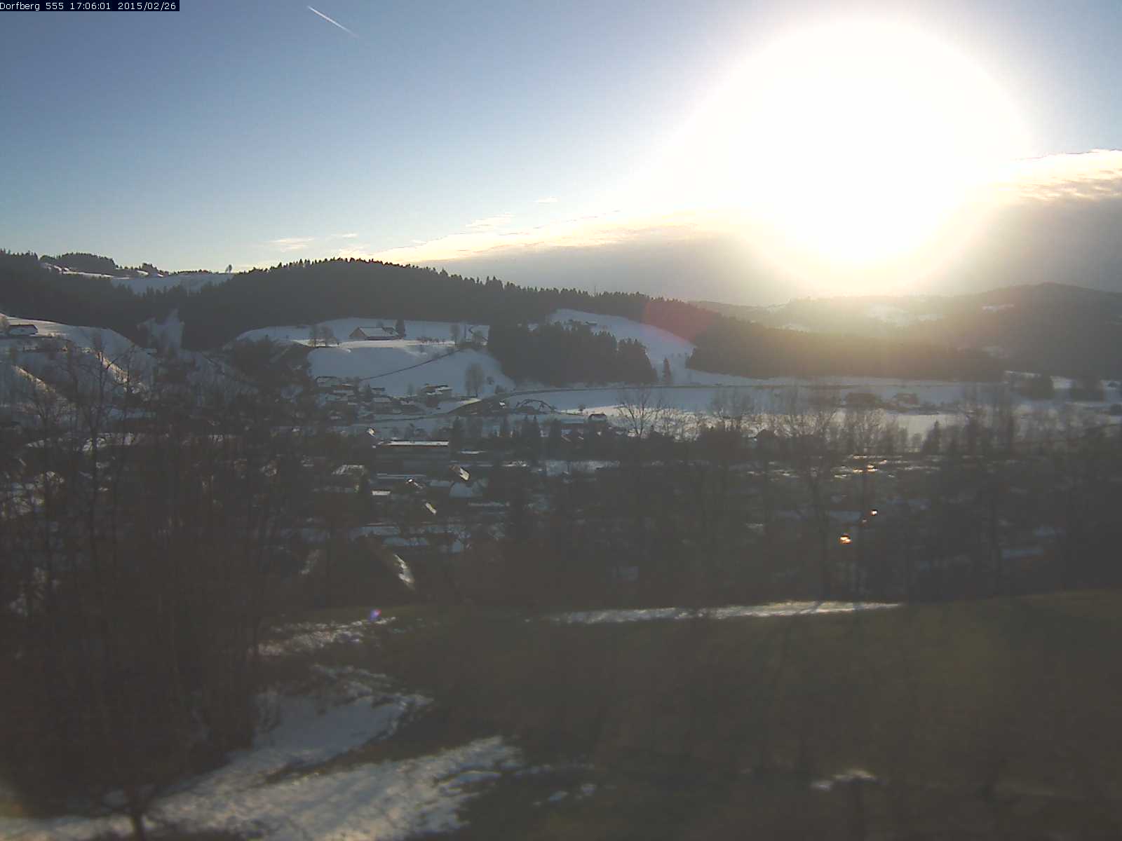 Webcam-Bild: Aussicht vom Dorfberg in Langnau 20150226-170601