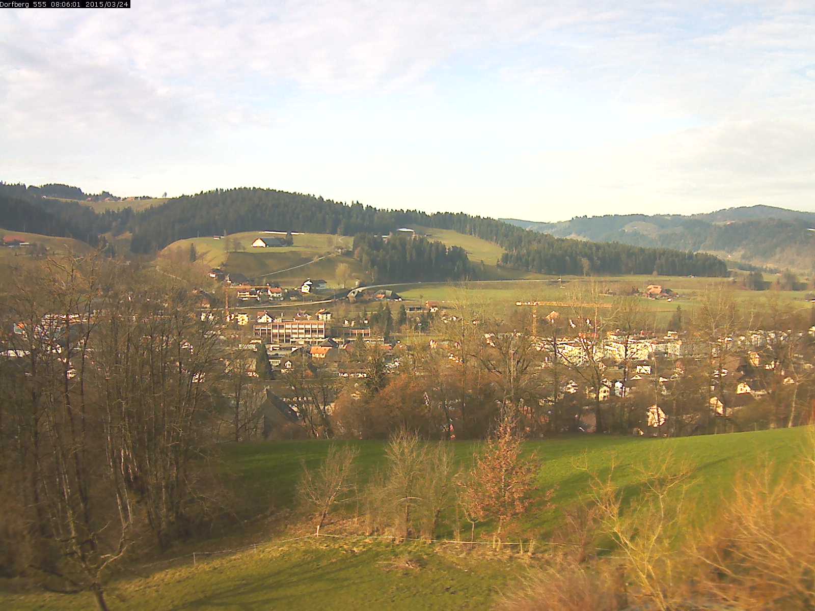 Webcam-Bild: Aussicht vom Dorfberg in Langnau 20150324-080601