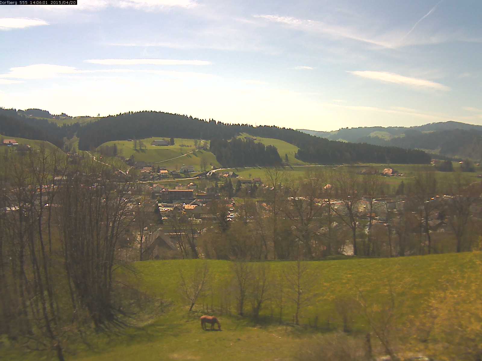 Webcam-Bild: Aussicht vom Dorfberg in Langnau 20150420-140601