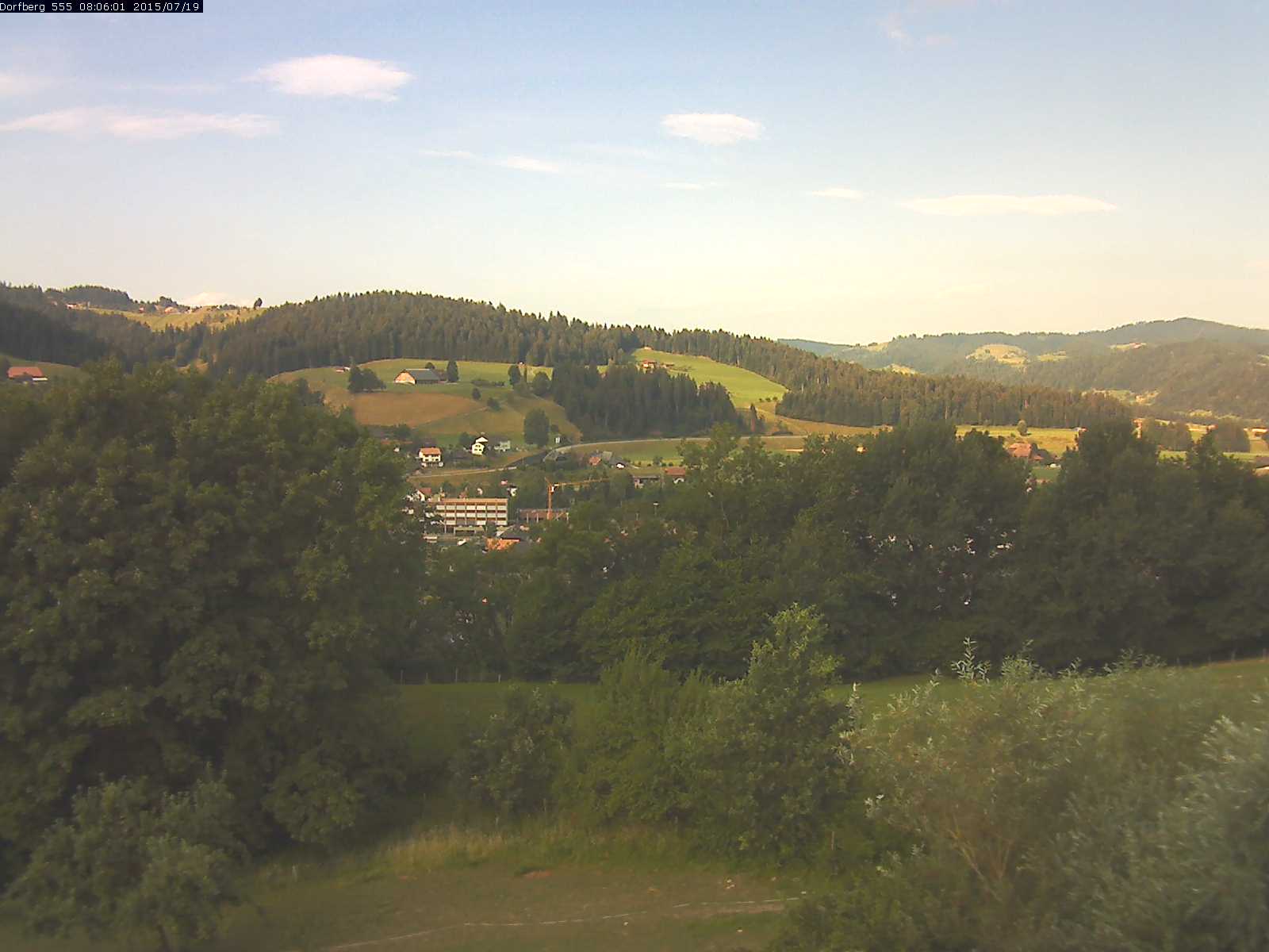 Webcam-Bild: Aussicht vom Dorfberg in Langnau 20150719-080601