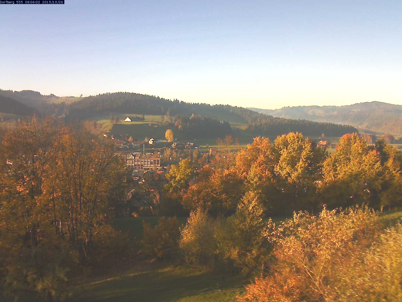 Webcam-Bild: Aussicht vom Dorfberg in Langnau 20151026-080601