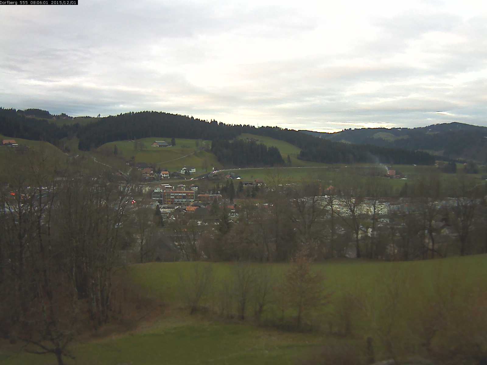 Webcam-Bild: Aussicht vom Dorfberg in Langnau 20151201-080601