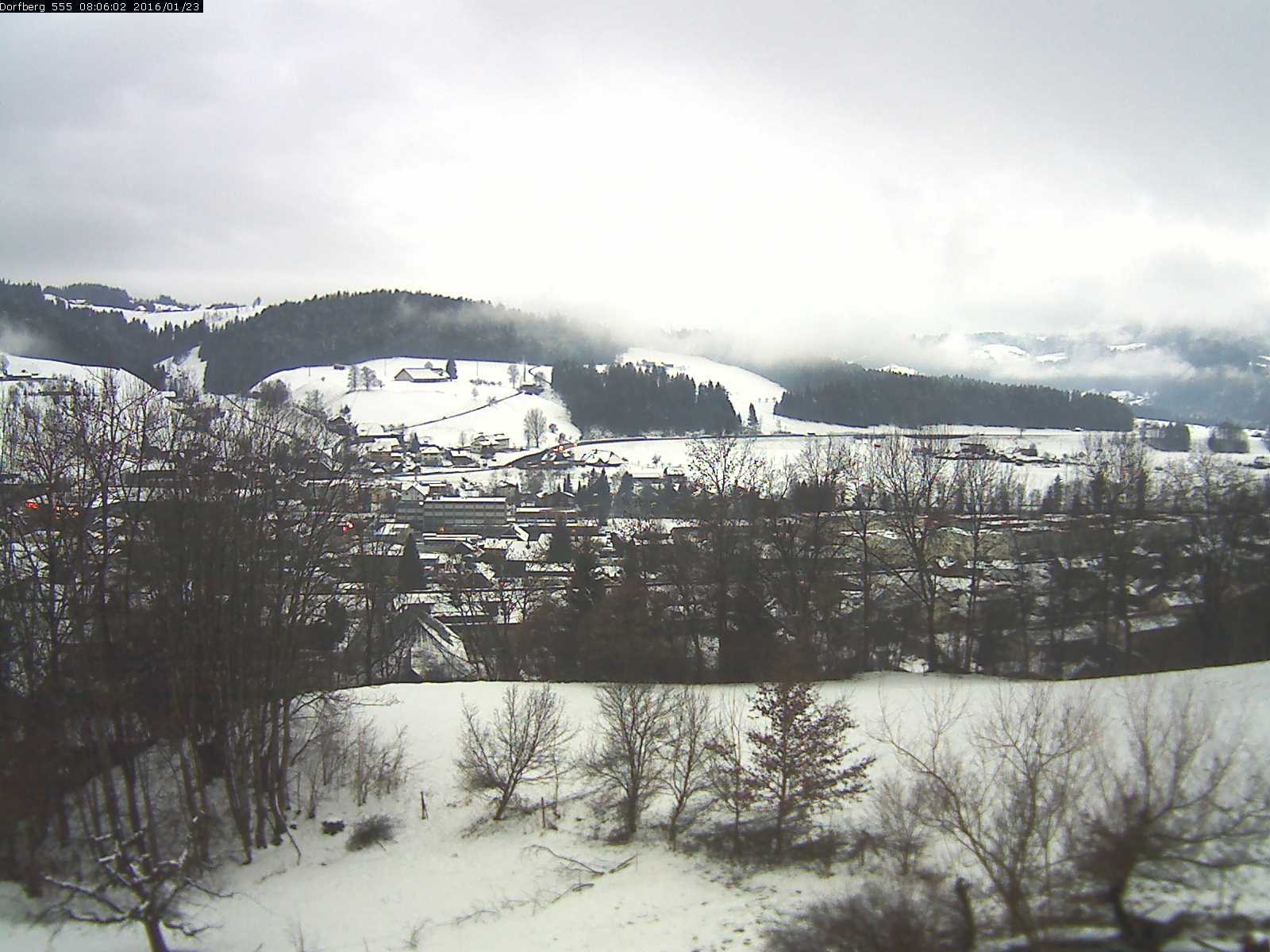 Webcam-Bild: Aussicht vom Dorfberg in Langnau 20160123-080601