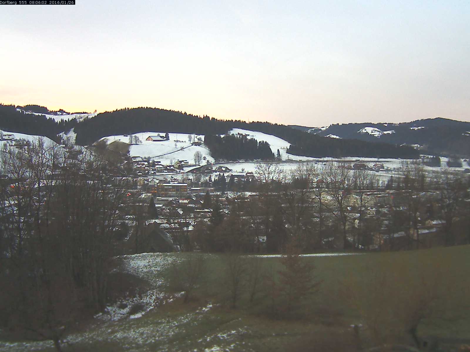 Webcam-Bild: Aussicht vom Dorfberg in Langnau 20160126-080601
