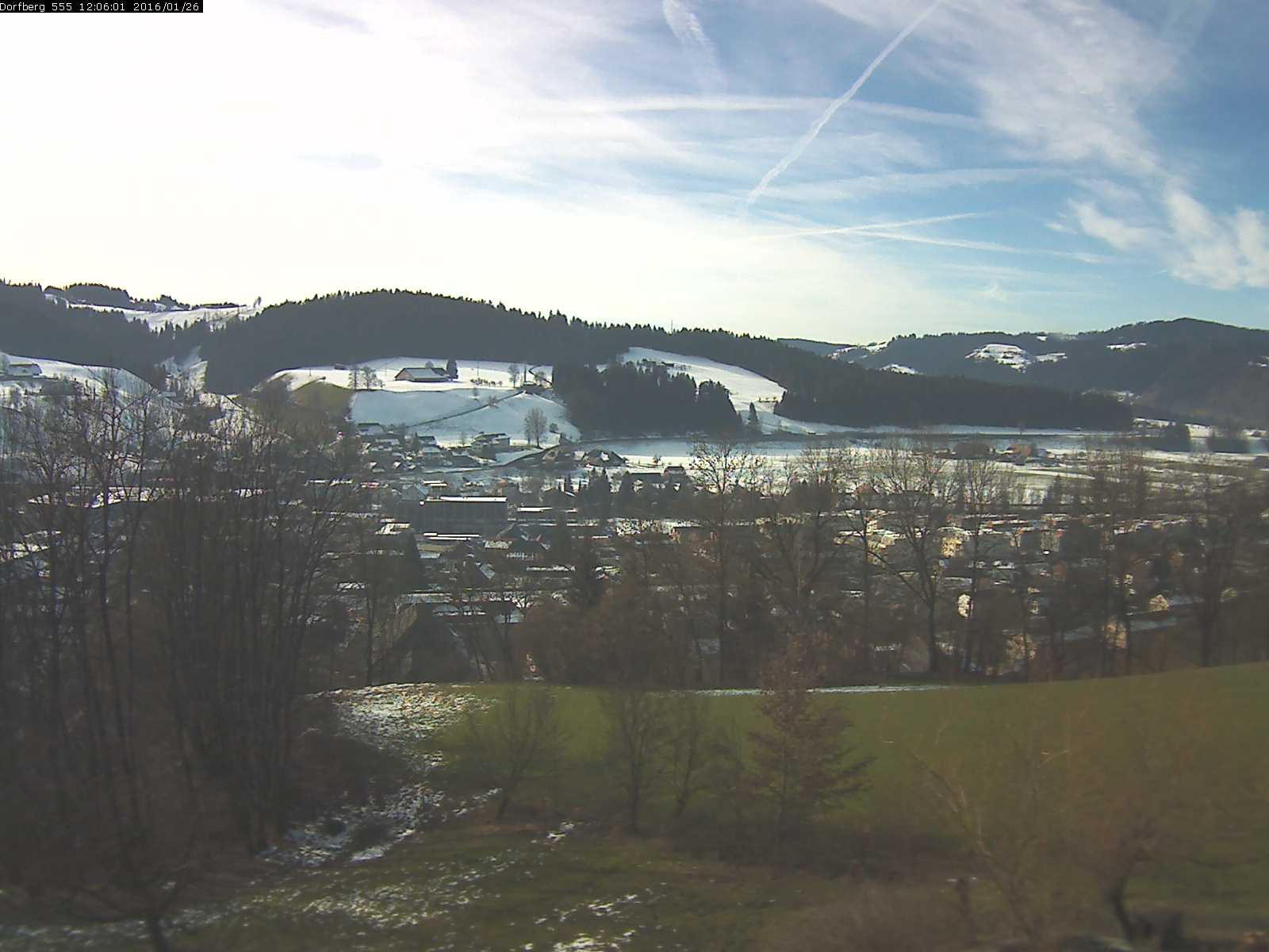 Webcam-Bild: Aussicht vom Dorfberg in Langnau 20160126-120601