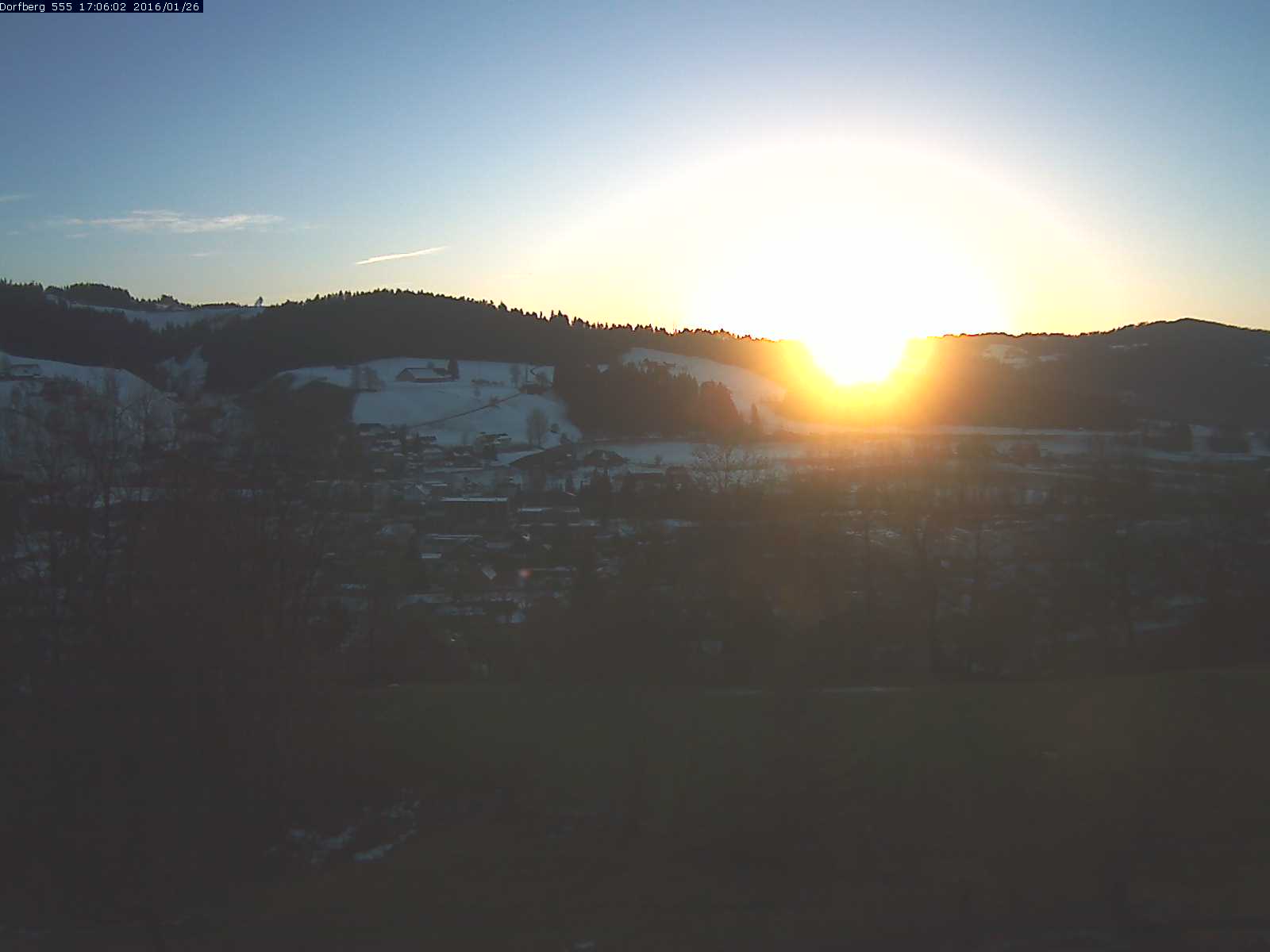Webcam-Bild: Aussicht vom Dorfberg in Langnau 20160126-170601