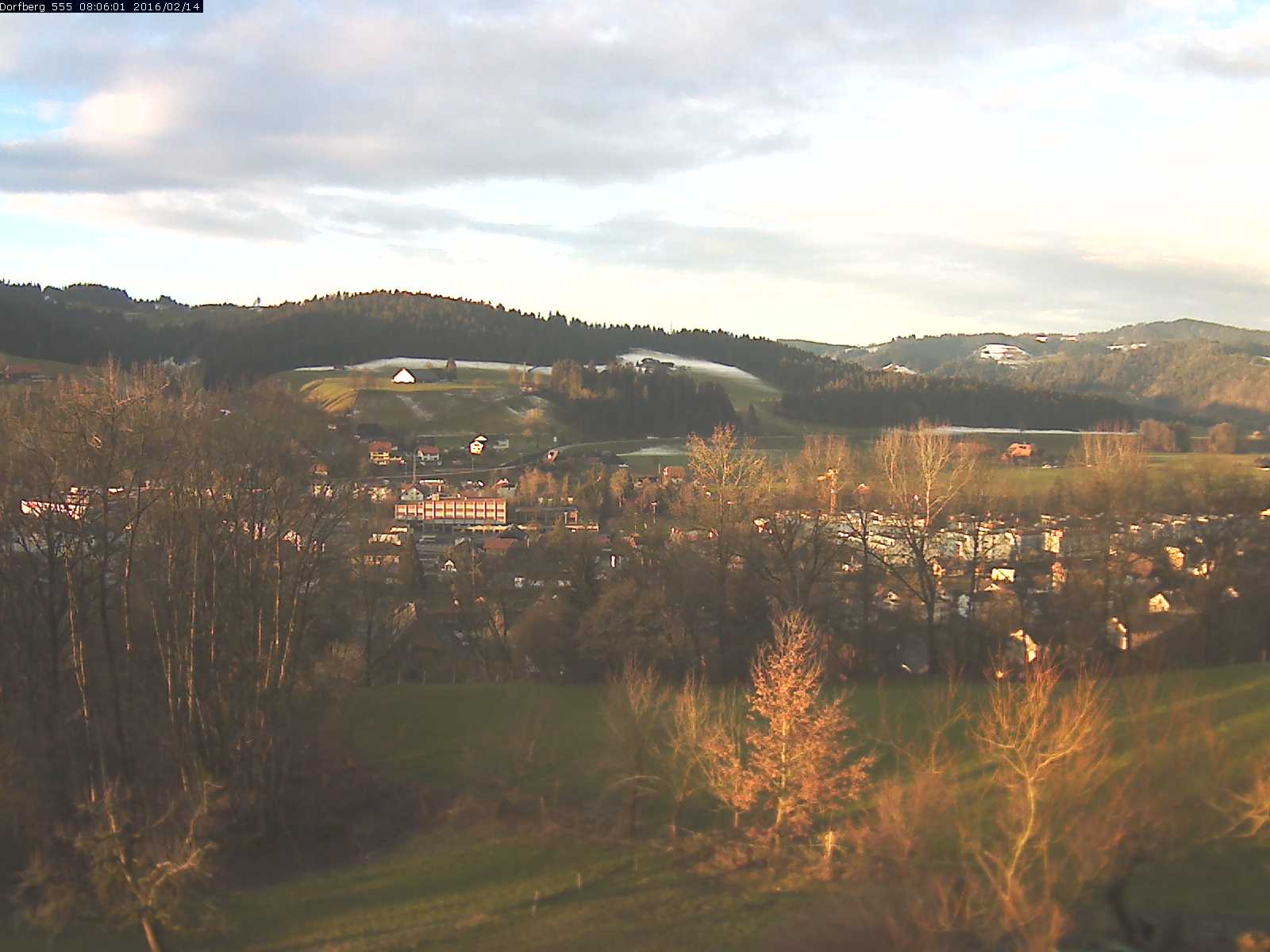 Webcam-Bild: Aussicht vom Dorfberg in Langnau 20160214-080601